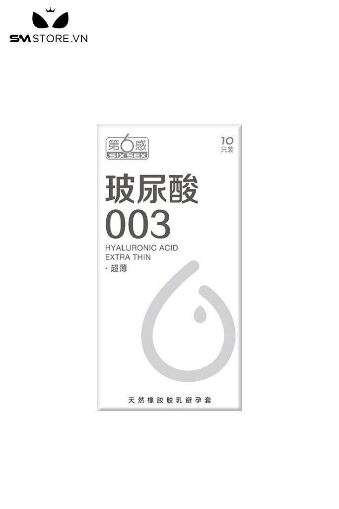 SMT4969 - Bao cao su siêu mỏng 003 với hộp 10 cái siêu trơn