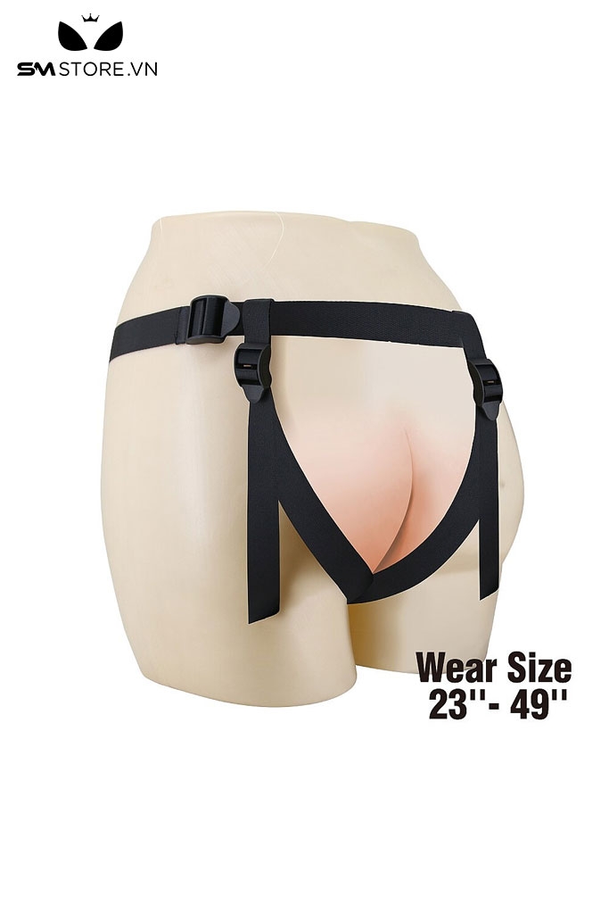 SMT5205 - Đai đeo dương vật Pretty Love da PU với đường kính 9cm