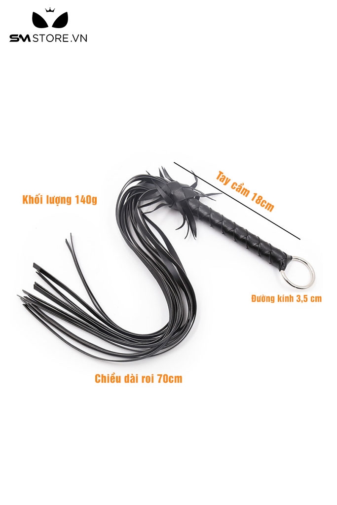 SMT002 - roi da tình yêu màu đen dài 70cm vân hình thoi cực chất