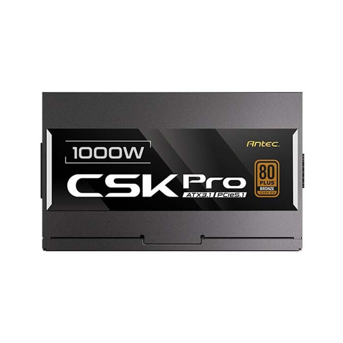 Nguồn Máy Tính  Nhãn Hiệu Antec CSK1000 PRO BRONZE ATX3.1 1000W (80+ Bronze/Màu đen/Semi Modular)