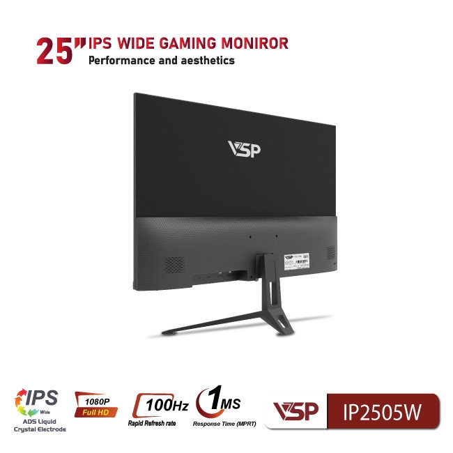 Màn hình phẳng VSP IP2505W (25inch / IPS / FHD / 100Hz / 1ms)