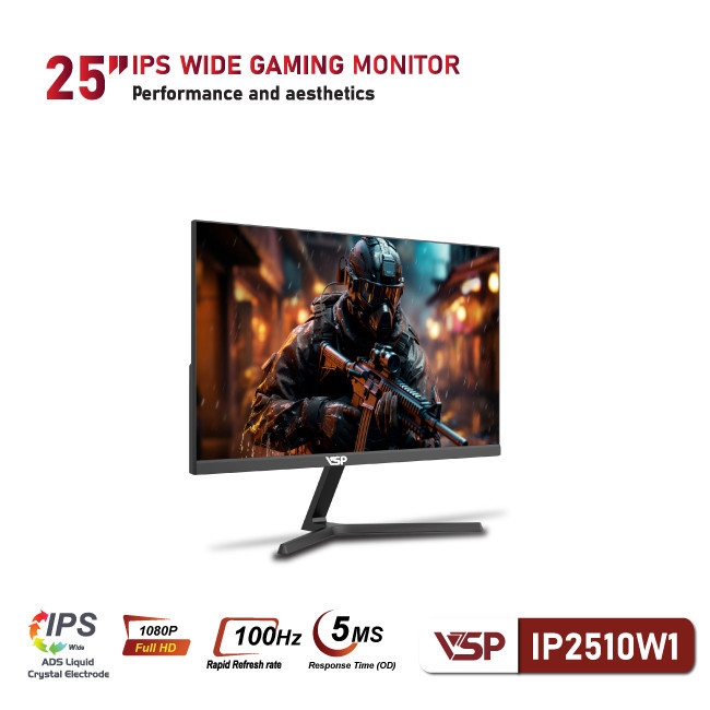 Màn hình VSP IP2510W1 (25inch / IPS / 100Hz / 5Ms)
