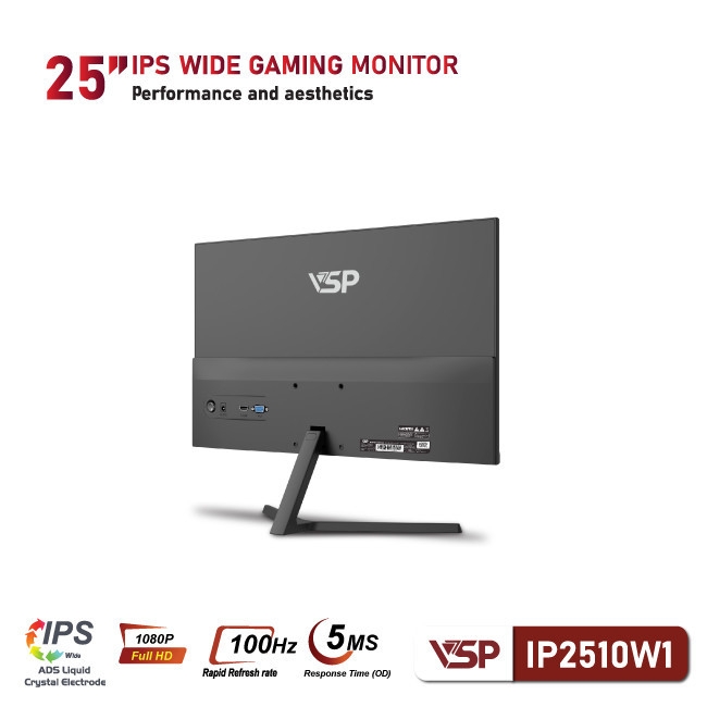 Màn hình VSP IP2510W1 (25inch / IPS / 100Hz / 5Ms)