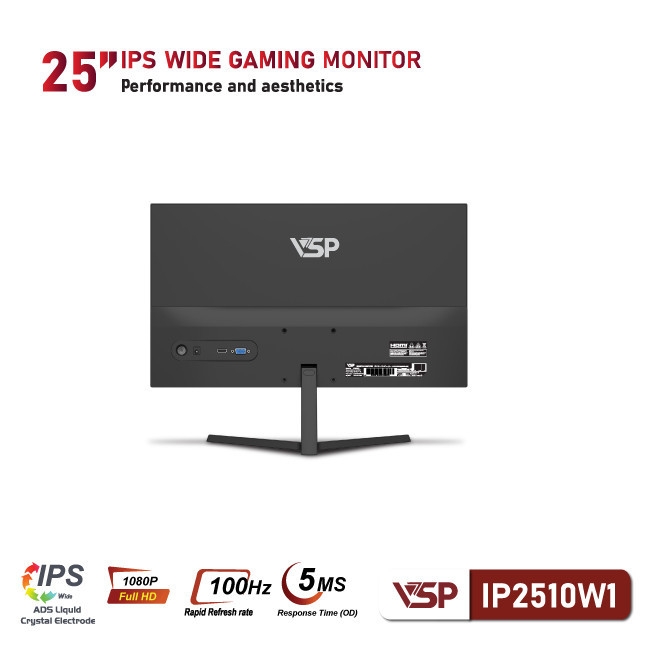Màn hình VSP IP2510W1 (25inch / IPS / 100Hz / 5Ms)
