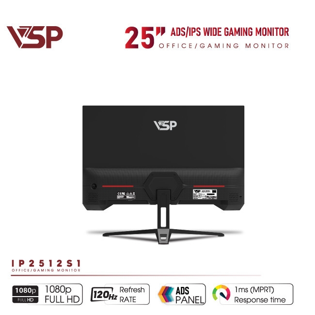 Màn hình phẳng VSP IP2512S1 (25inch / IPS / FHD / 120Hz / 1ms)