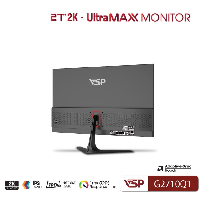 Màn Hình VSP G2710Q1 - 27 inch - 2K - IPS - 100Hz