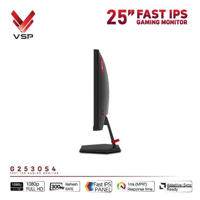 Màn hình VSP Gaming G2530S4 (25inch / Fast IPS / FHD / 300Hz / 1ms / FreeSync, Adaptive-Sync)