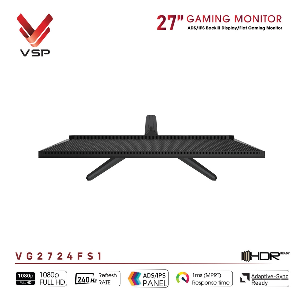 Màn hình Gaming VSP VG2724FS1 (27inch / IPS / FHD / 240Hz / 1ms / FreeSync)