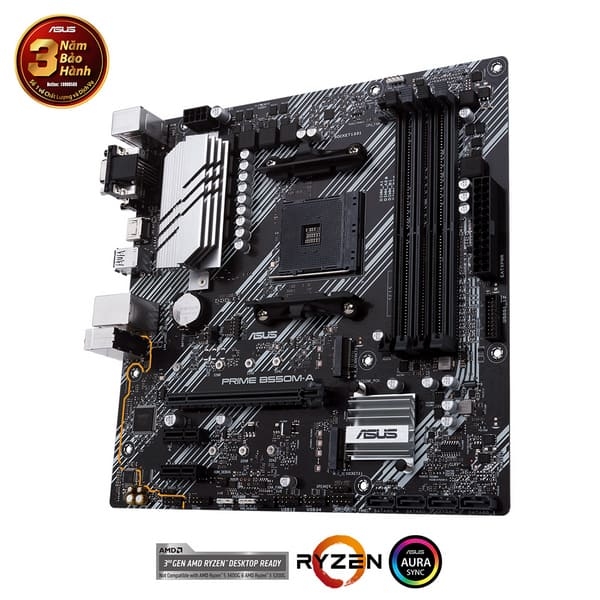 Mainboard Asus Prime B550M-A (AMD B550/ Socket AM4/ M-ATX/ 4 khe ram)