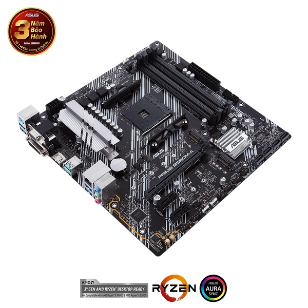 Mainboard Asus Prime B550M-A (AMD B550/ Socket AM4/ M-ATX/ 4 khe ram)