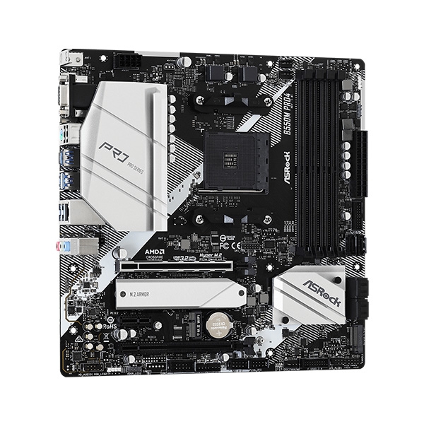 Mainboard Asrock B550M Pro 4 (AMD B550/ Socket AM4/ 4 khe ram)