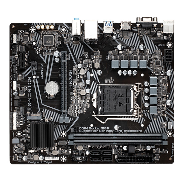 Mainboard Gigabyte H510M H V2 (Intel H510/ Intel LGA 1200/ M-ATX/ 2 khe ram/ DDR4)