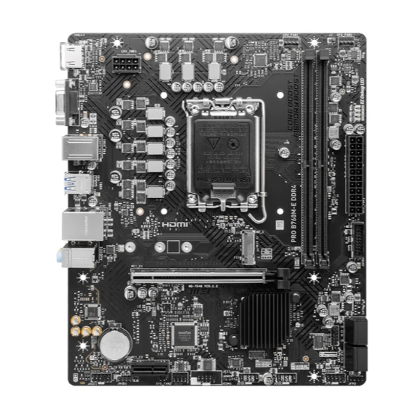 Mainboard MSI PRO B760M-E DDR4 (Intel B760/ Socket 1700/ M-ATX/ 2 khe ram/ DDR4)