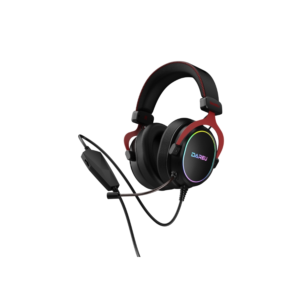 Tai nghe có dây Gaming Dareu EH925L BLACK RED