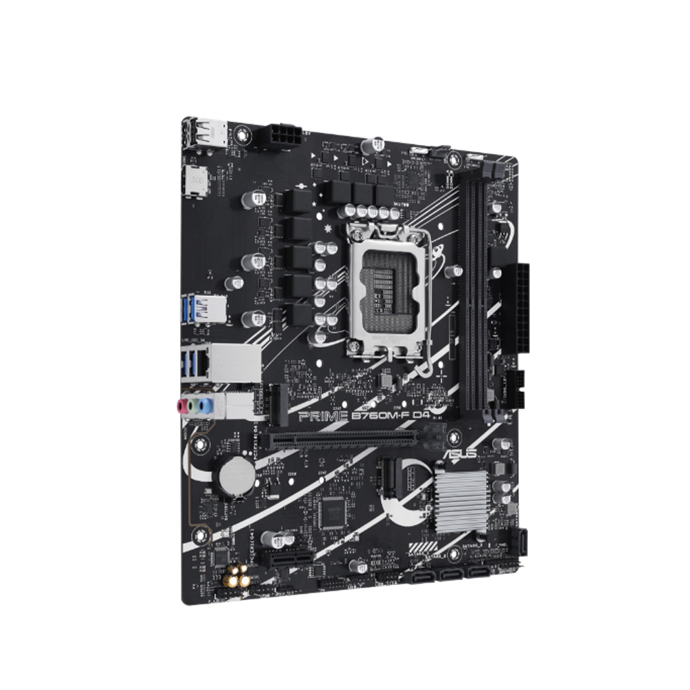 Mainboard Asus Prime B760M-F D4 (Intel B760/ Socket 1700/ M-ATX/ 2 khe ram/ DDR4/ 2.5 Gigabit LAN)