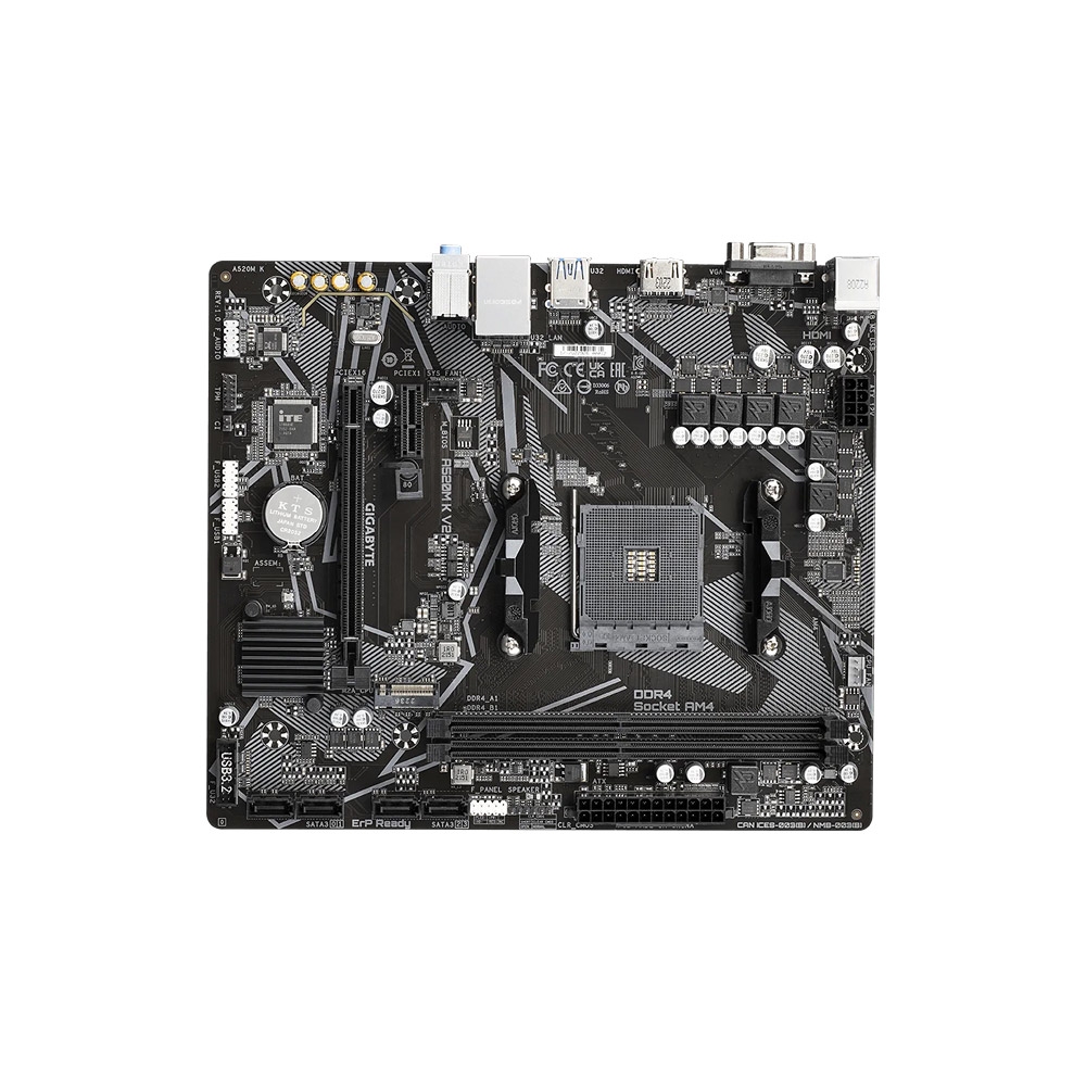 Mainboard Gigabyte A520M K V2 (AMD A520/ Socket AM4/ M-ATX/ 2 khe ram)
