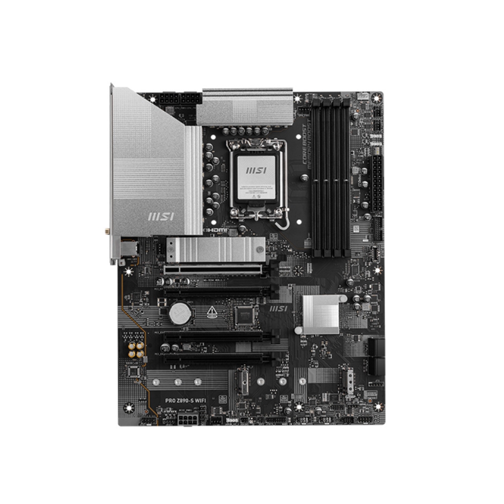 Mainboard MSI PRO Z890-S WIFI (Intel Z890/ Socket 1851/ ATX/ 4 khe ram/ DDR5/ 2.5 Gigabit LAN)