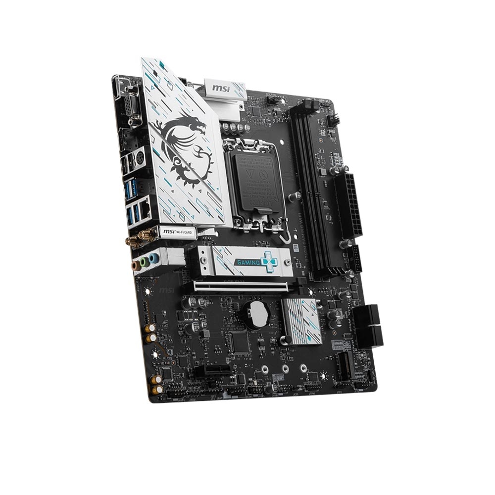 Mainboard MSI B760M GAMING WIFI (Intel B760/ Socket 1700/ M-ATX/ 2 khe ram/ DDR5/ 2.5 Gigabit LAN)