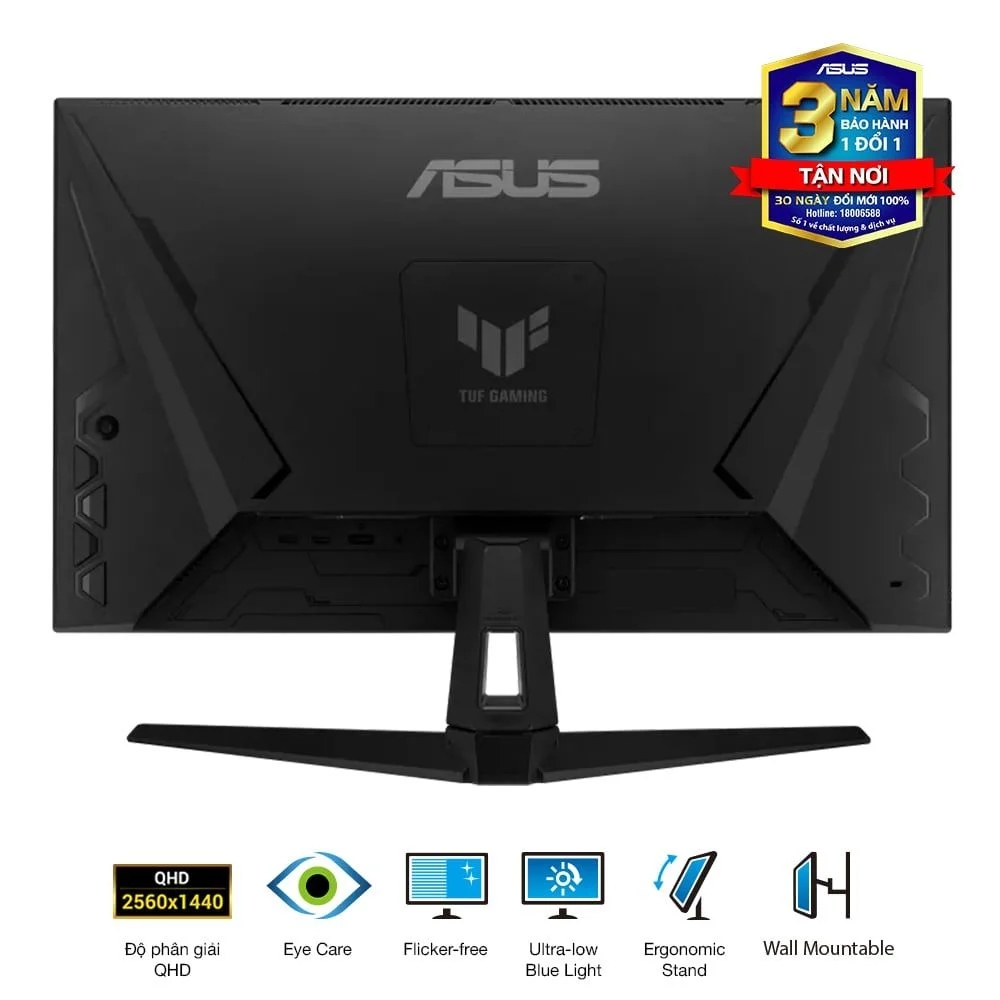 Màn hình Asus TUF Gaming VG27AQ5A (27Inch/ QHD (2560x1440)/ 0,3ms/ 210Hz/ 300cd/m2/ IPS/ Loa)