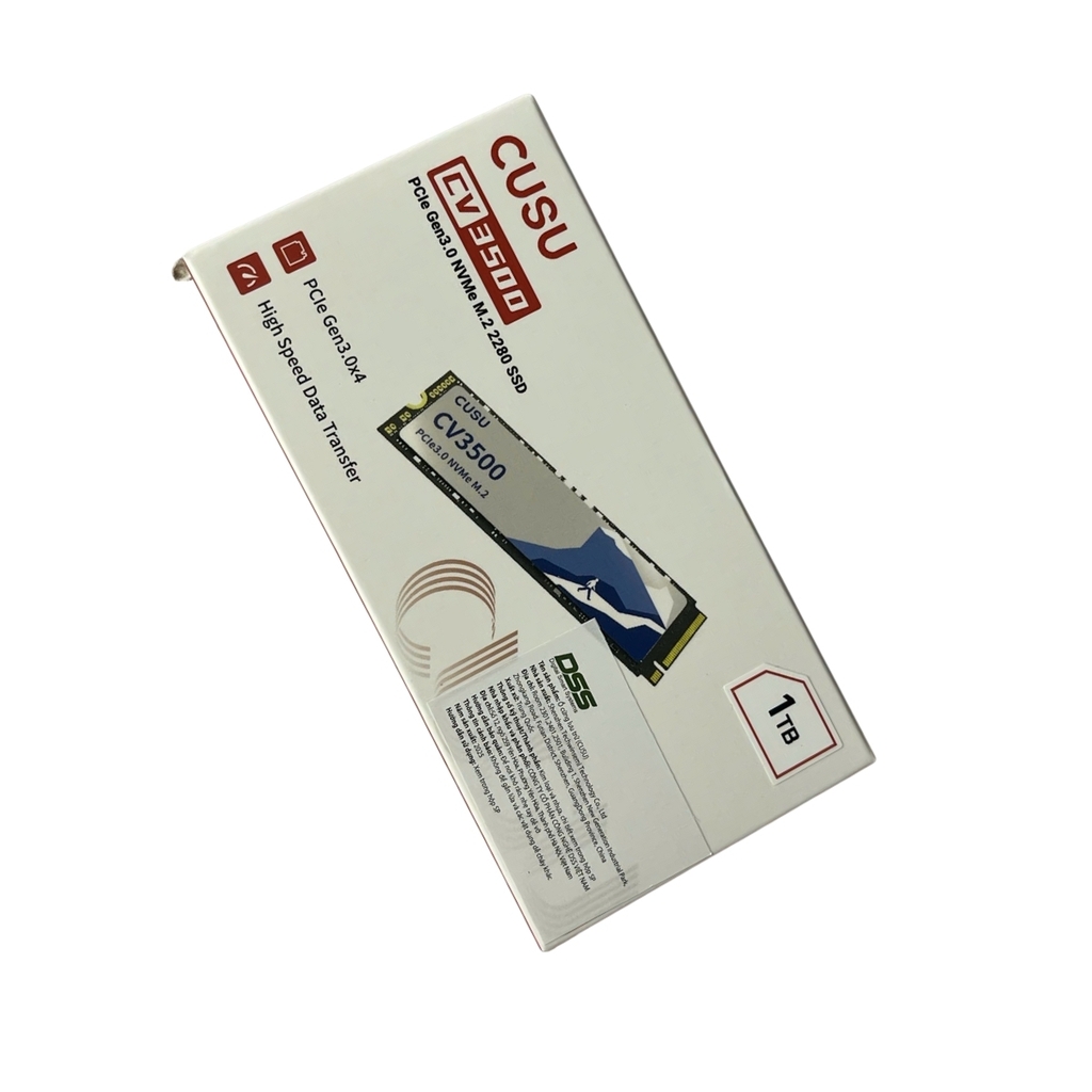 Ổ cứng SSD CUSU 1TB CV3500 PCIe 3x4 M.2 2280 NVMe ( Đọc 3500 MB/s - Ghi 2800 MB/s)