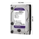 Ổ cứng camera Western Digital Purple 4TB WD43PURZ (3.5Inch/ 5400rpm/ Cache 256MB/ SATA3)