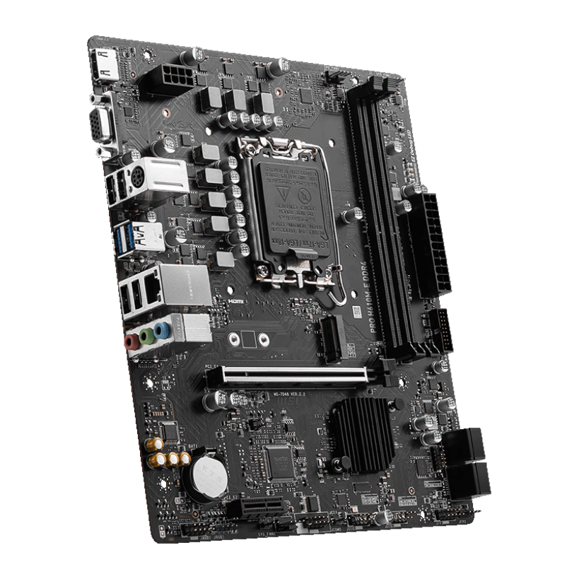 Mainboard MSI PRO H610M-E DDR4 (Intel H610/ Socket 1700/ M-ATX/ 2 khe ram/ DDR4)