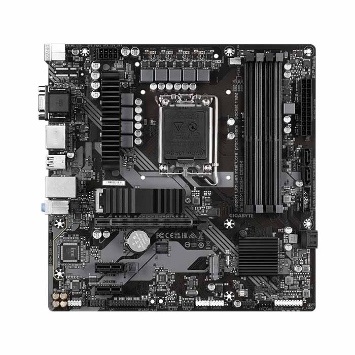 Mainboard Gigabyte B760M DS3H DDR4 (Intel B760/ Socket 1700/ M-ATX/ 4 khe ram/ DDR4/ 2.5 Gigabit LAN)