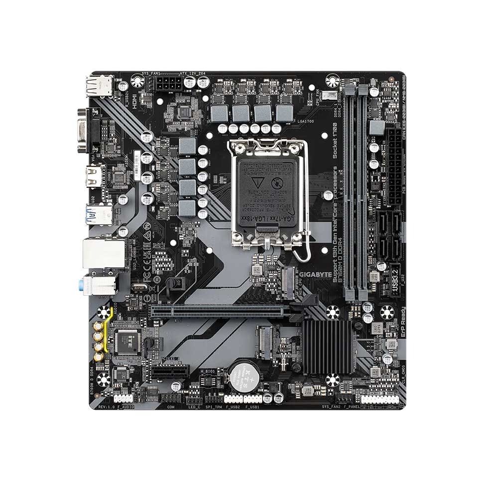 Mainboard Gigabyte B760M D DDR4 (Intel B760/ Socket 1700/ M-ATX/ 2 khe ram)