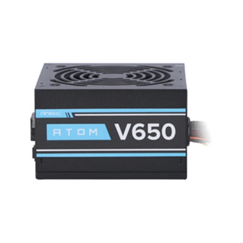 Nguồn Máy Tính Nhãn Hiệu Antec Atom V650 EC, điện áp 230V, công suất 650W