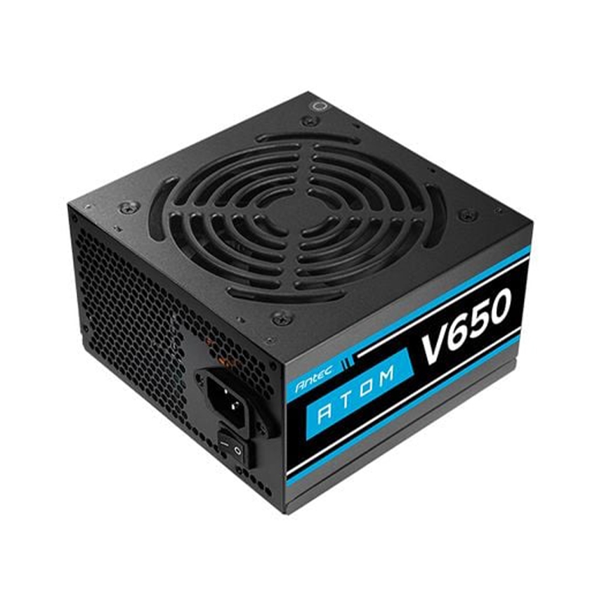 Nguồn Máy Tính Nhãn Hiệu Antec Atom V650 EC, điện áp 230V, công suất 650W