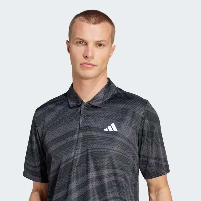 Áo Polo tennis/pickleball adidas Graphic Tennis Climacool Club Nam - JD5426