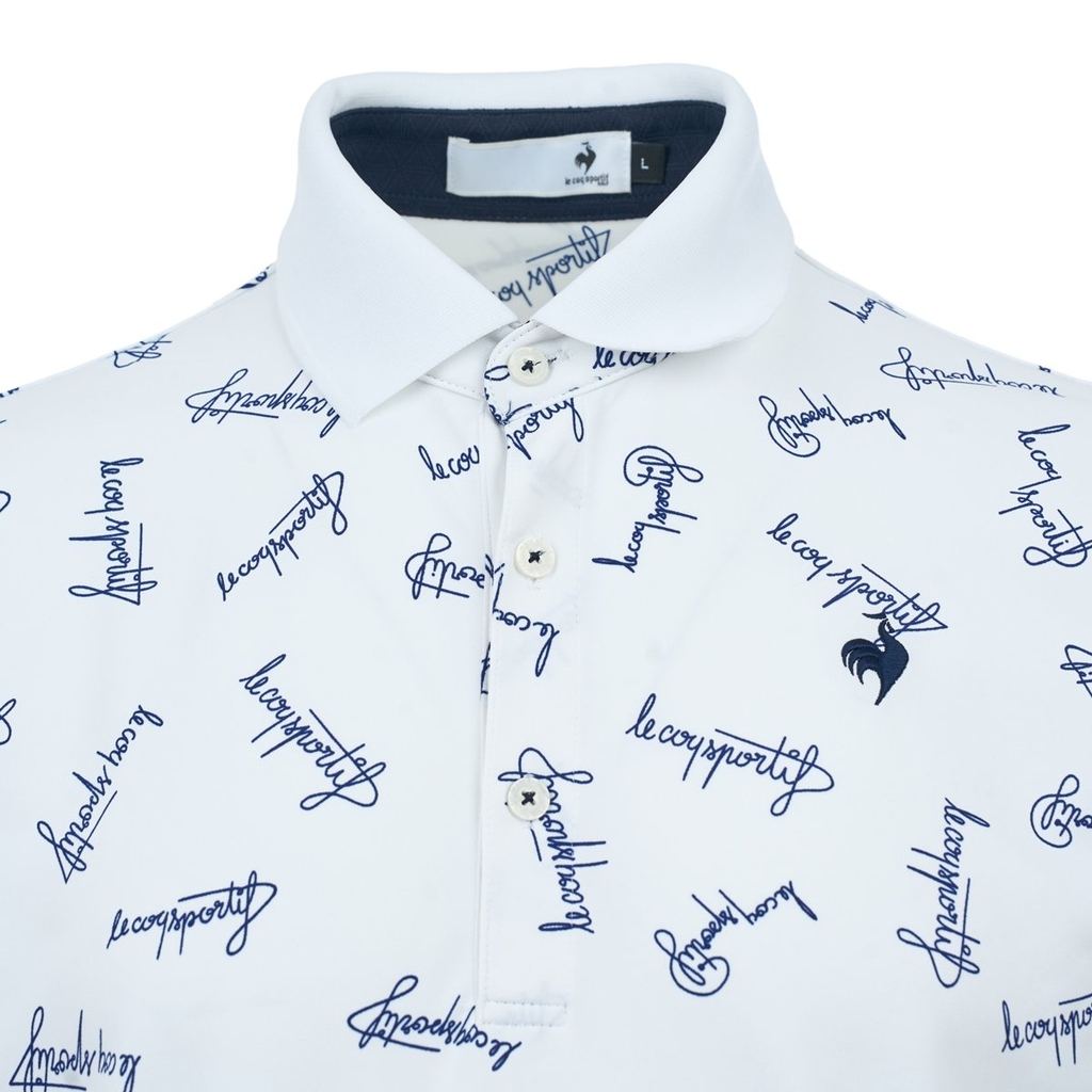 Áo Polo le coq golf Nam LG5FHS11MV-WH00