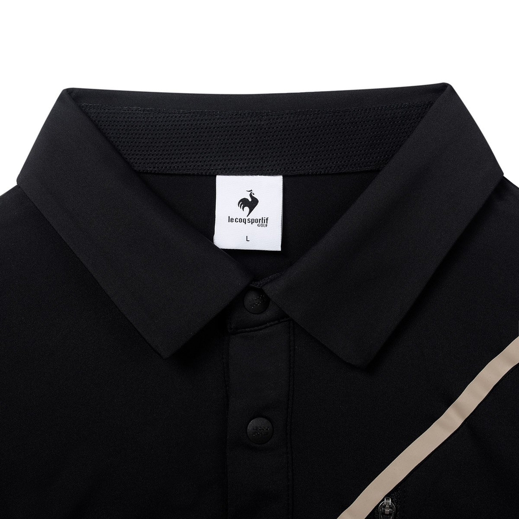 Áo Polo le coq golf Nam GQ121MTS32-BLCK