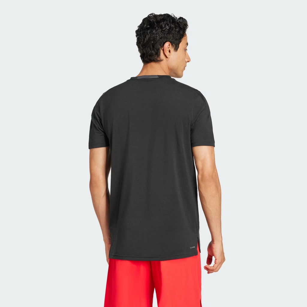 Áo T-shirt tập luyện adidas Designed 4 Training 3 sọc Nam - JE5684
