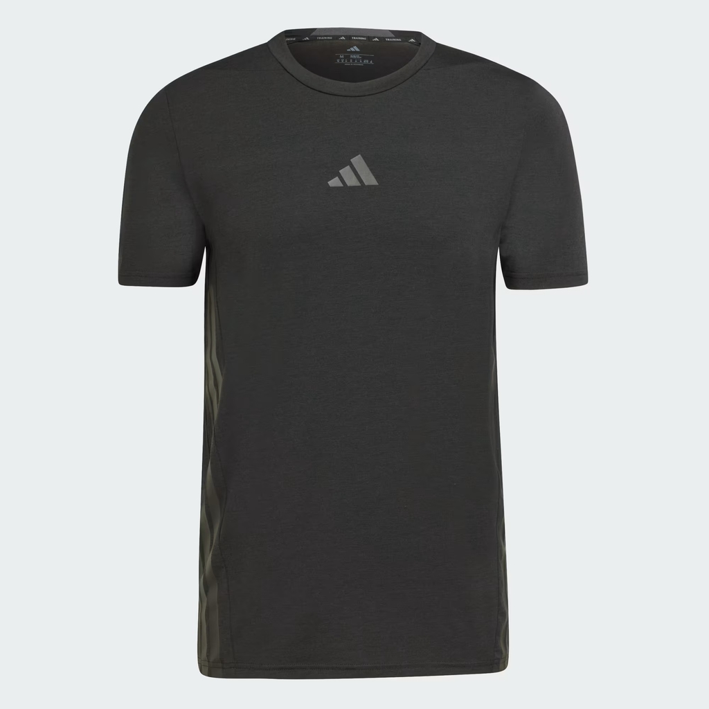 Áo T-shirt tập luyện adidas Designed 4 Training 3 sọc Nam - JE5684