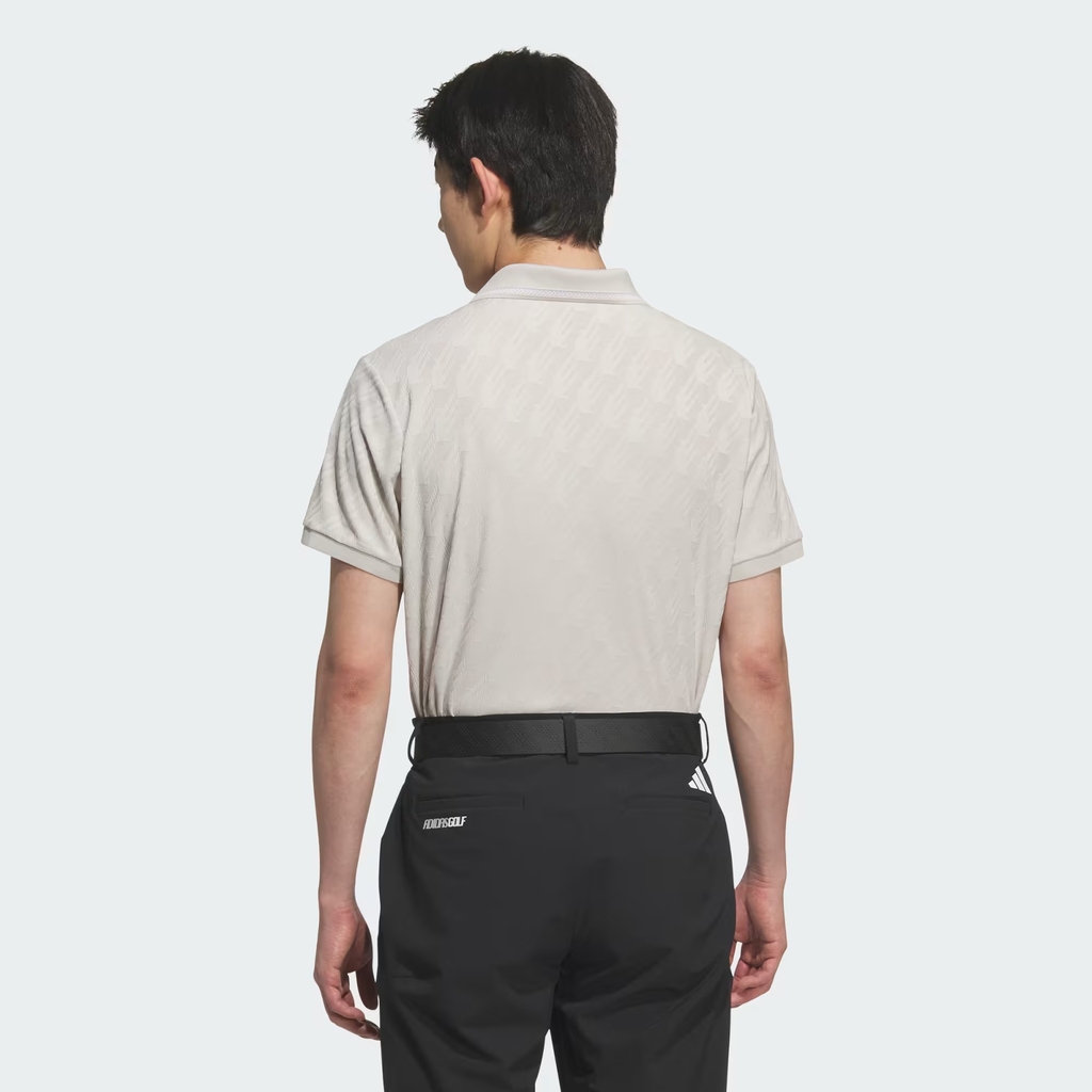 Áo Polo golf adidas Jacquard Nam - JY8233