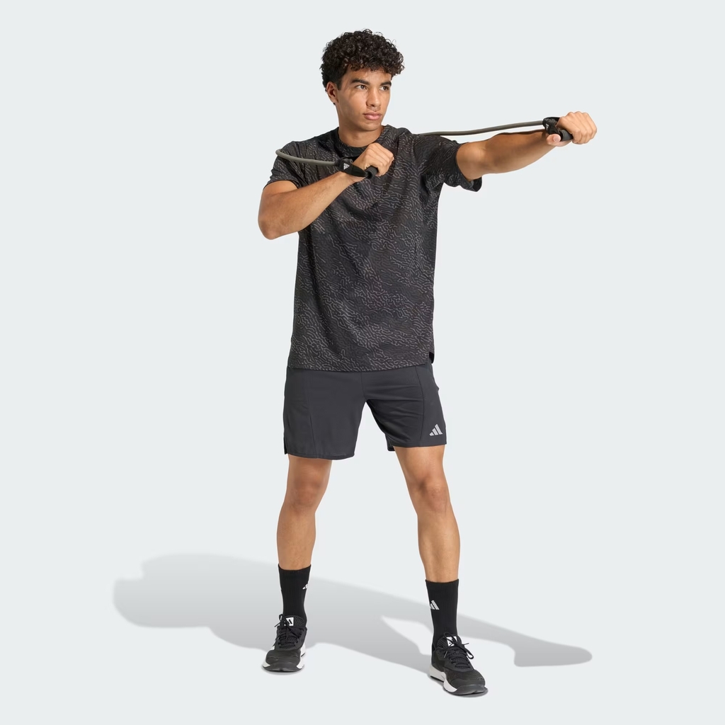 Áo T-shirt tập luyện adidas D4T PrimeLift AOP Nam - KF3097
