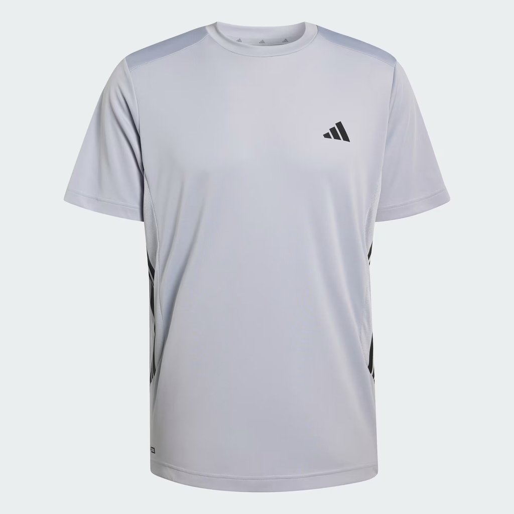 Áo T-shirt tập luyện adidas Tech Essentials 3 sọc Nam - KQ7487