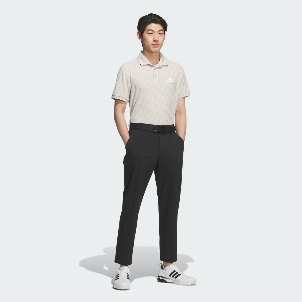 Áo Polo golf adidas Jacquard Nam - JY8233