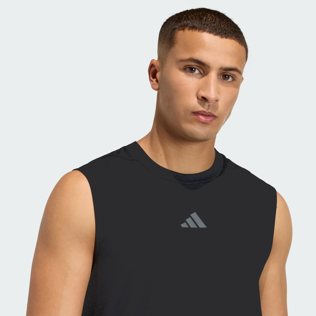Áo Tank Top tập luyện adidas D4T Power 3 sọc Nam - KD0373