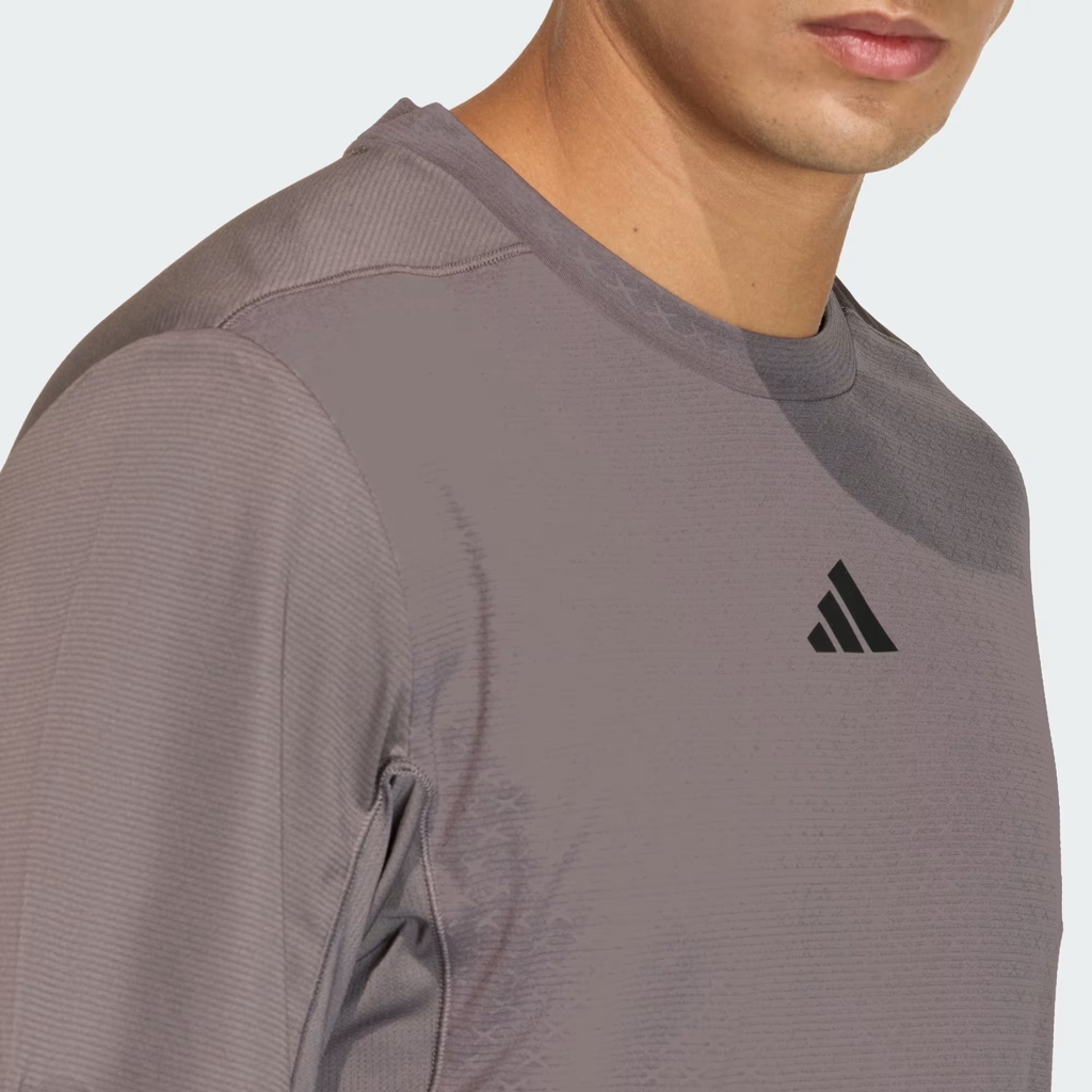 Áo T-shirt tập luyện adidas D4T Primelift 3 sọc Nam - KE9936