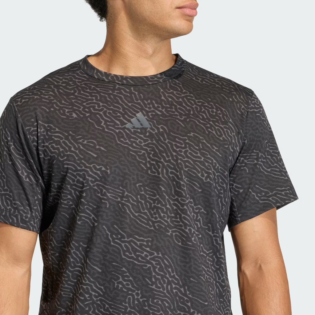 Áo T-shirt tập luyện adidas D4T PrimeLift AOP Nam - KF3097