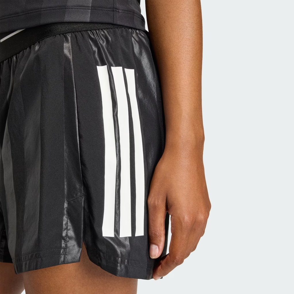 Quần short tập luyện adidas Hyperglam 3 sọc Nữ - KD7025