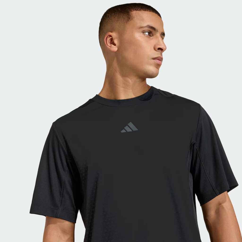 Áo T-shirt tập luyện adidas D4T Primelift 3 sọc Nam - KE9937
