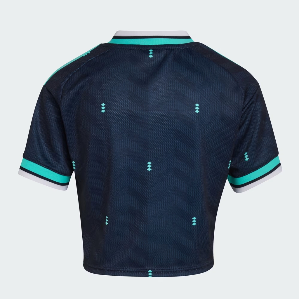 Áo crop top bóng đá adidas Sân khách Đức 26 Nữ - KE8080