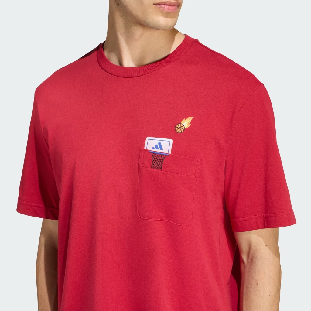Áo T-shirt adidas Mini Basketball Nam - KB2525