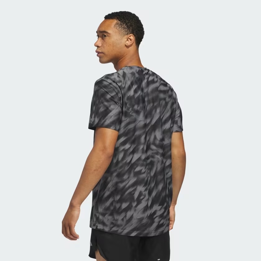 Áo T-shirt chạy bộ adidas Own the Run Allover Nam - JZ5476