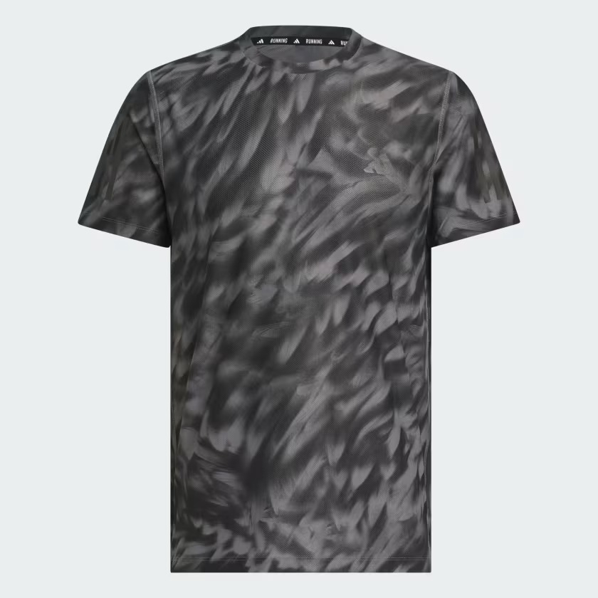 Áo T-shirt chạy bộ adidas Own the Run Allover Nam - JZ5476