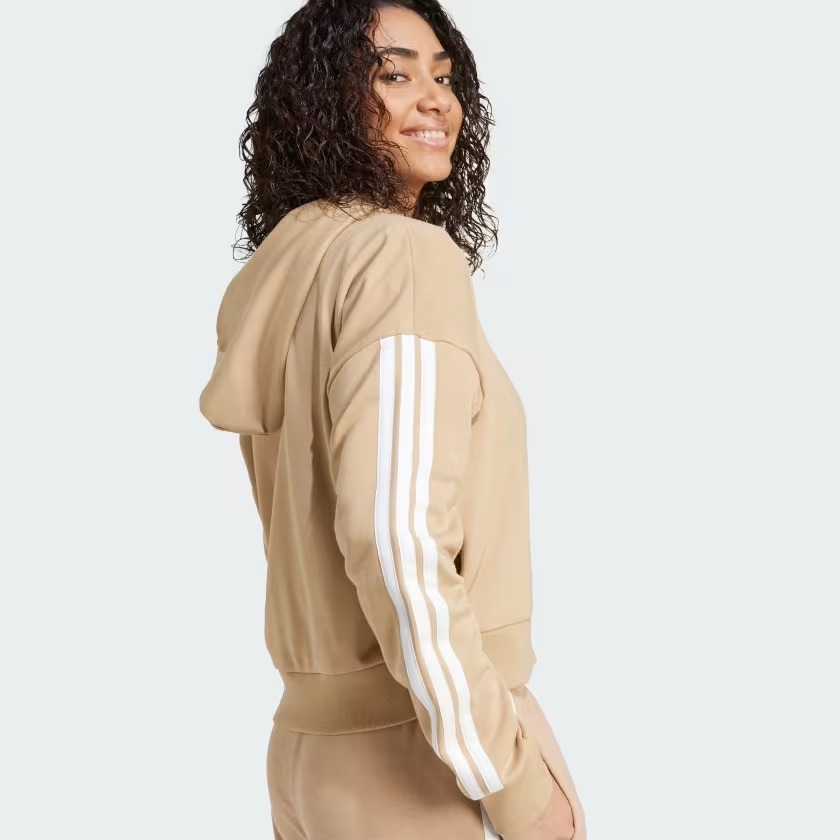 Áo hoodie adidas Essentials 3 sọc Nữ - JY3133