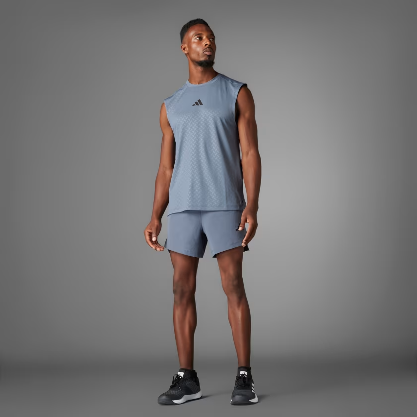 Quần short tập luyện adidas Power 3 sọc Nam - JE8236